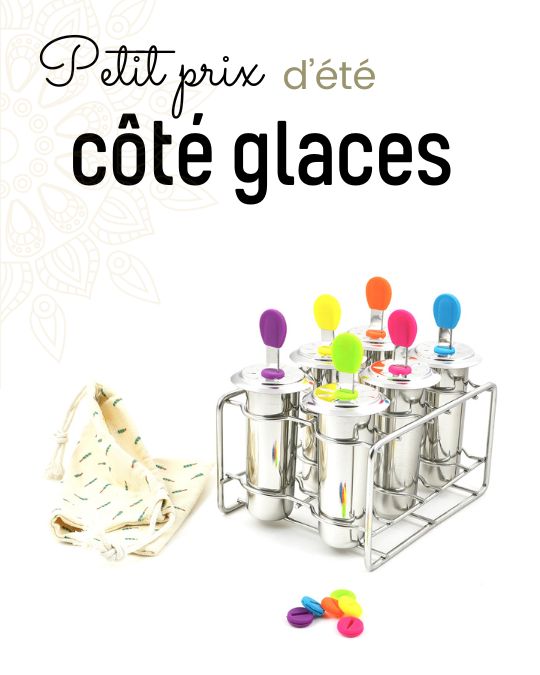 moules à glace sans plastique inox